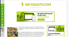 Desktop Screenshot of 300squats.com